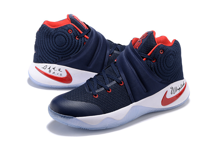 Nike Kyrie 2 Dark Blue Red Basketball Shoes